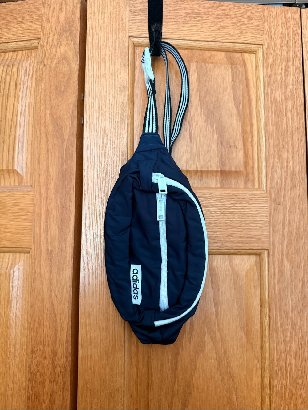 Adidas Navy/White Belt Bag